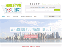 Tablet Screenshot of hometown-tourist.com